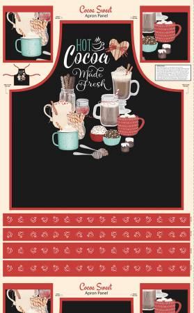 COCOA SWEET apron panel by Danielle Leone for Wilmington Prints