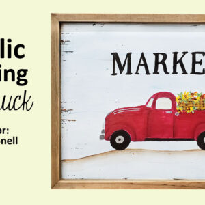 Acrylic Painting Class - Red Truck