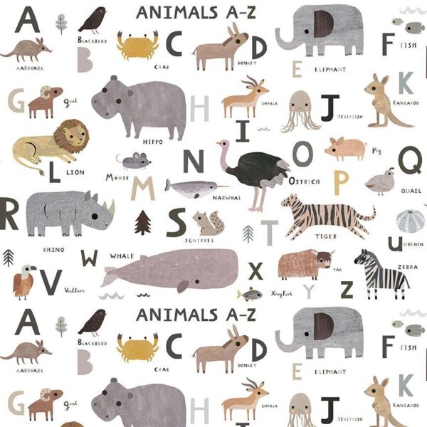 NOAH'S ARK fabric by Paint Love Studio for Dear Stella Design