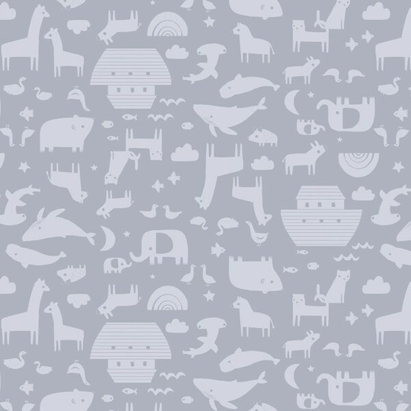 NOAH'S ARK fabric by Paint Love Studio for Dear Stella Design