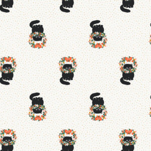 TWAS THE NIGHT BEFORE CATMAS fabric by Jessica Zhao for Cotton + Steel for RJR Fabrics
