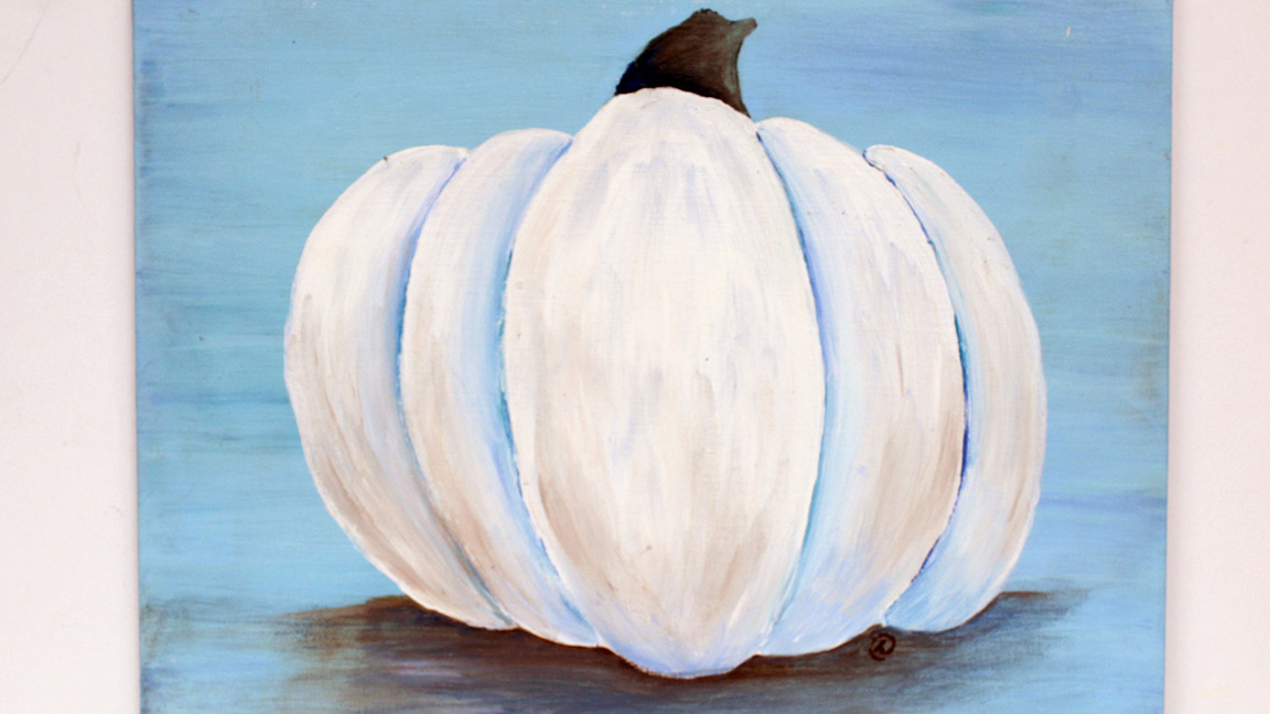 Acrylic Painting Class - Pumpkin