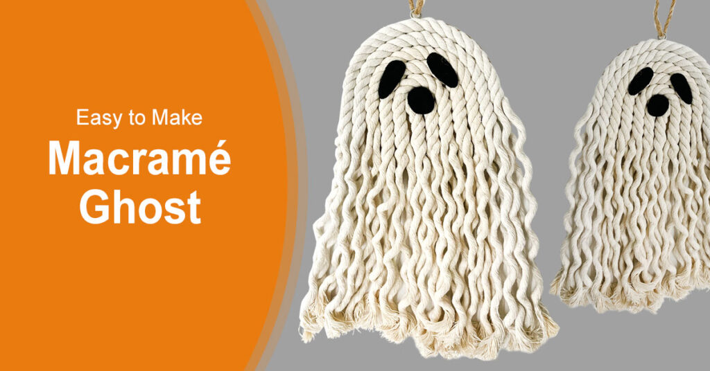 DIY Macramé Ghost