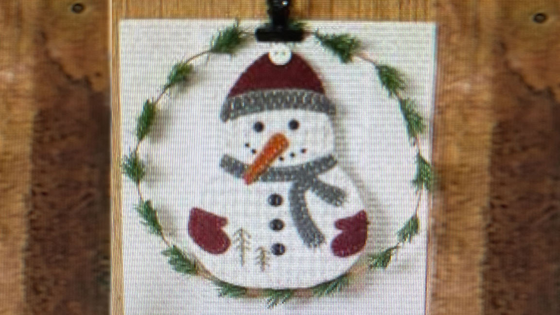 Appliqué Snowman Class