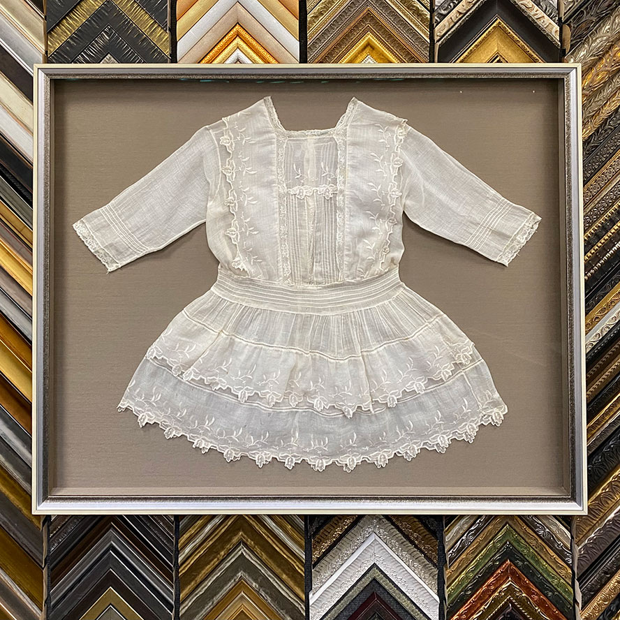 Framed Lace Shirt - by Ben Franklin Crafts and Frame Shop