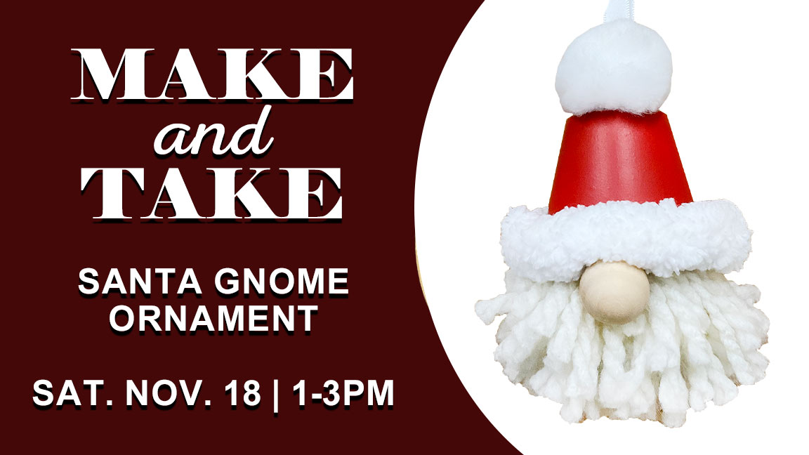 Make and Take Santa Gnome Ornament
