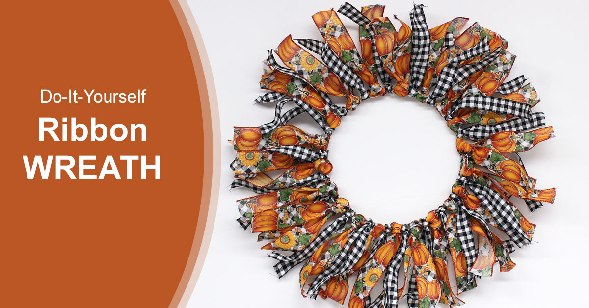 DIY Ribbon Wreath | Ben Franklin Crafts and Frame Shop