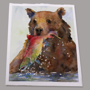 Watercolor Painting, Grizzly (class)
