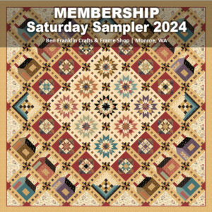 Bridle Path Quilt - Saturday Sampler 2024