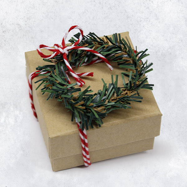Brown Paper Wrapped Gift