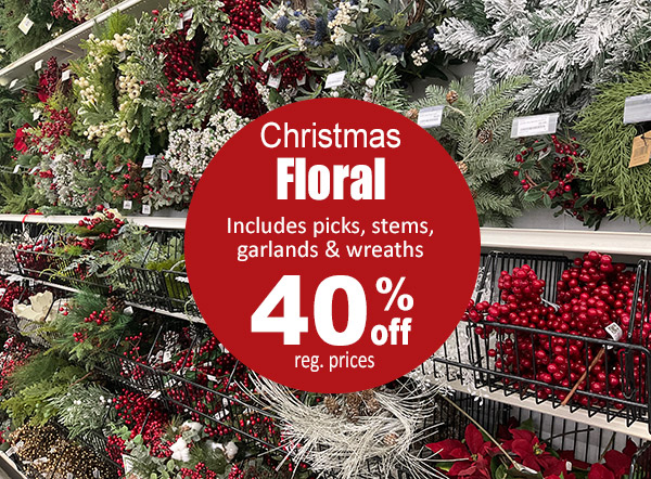 Christmas Floral Sale