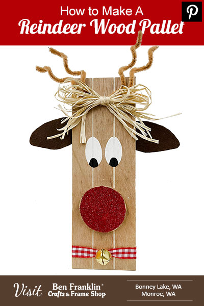 DIY Reindeer Wood Pallet Project - PIN