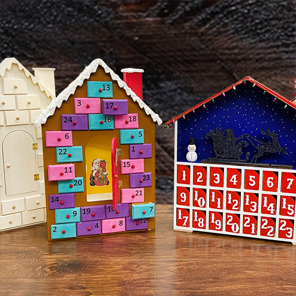 Unfinished Wood Advent Calendar