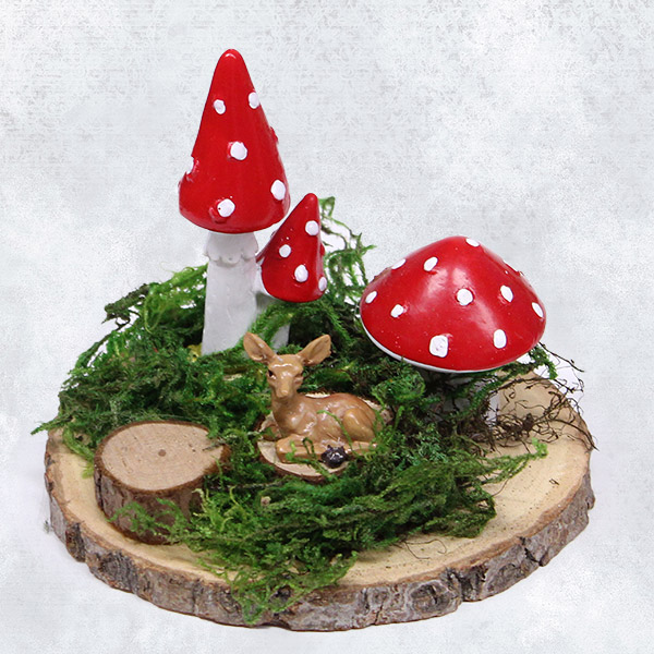 Slice of Christmas Mushrooms