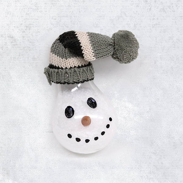 DIY snowman ornament