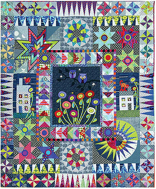 Urban Owls Quilt - Saturday Sampler 2024