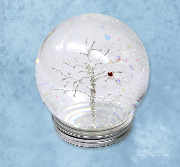 DIY Waterless Snow Globe