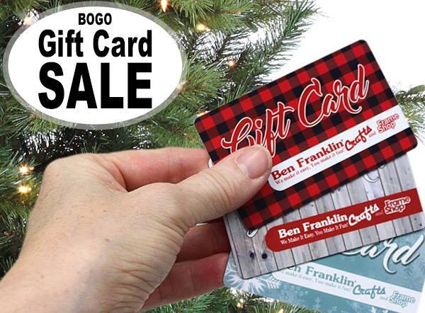 Ben Franklin Gift Card Sale