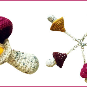 Crochet Mushroom Lip Balm Holder - Class