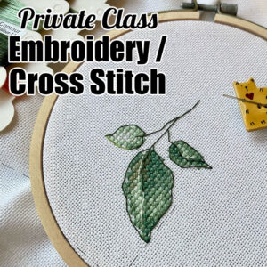 Private Embroidery and Cross Stitch Class