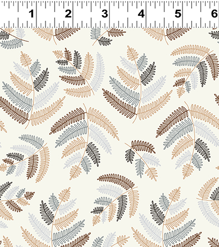 FOREST FERNS fabric designed by Julia Khimich for Clothworks