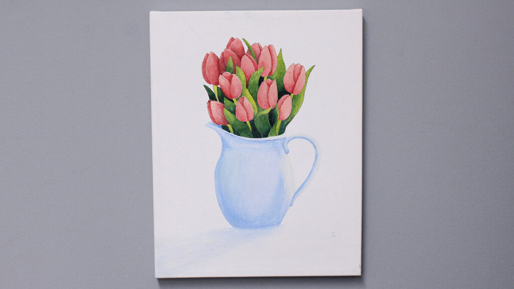 Acrylic Painting Class: Tulips