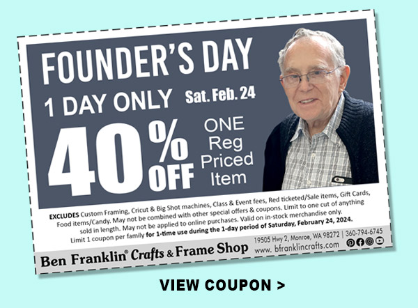 40% off Coupon, Ben Franklin Crafts