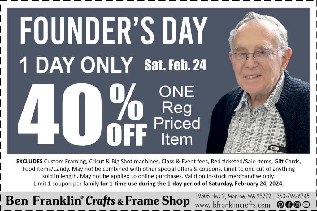 40% off coupon, Ben Franklin Crafts