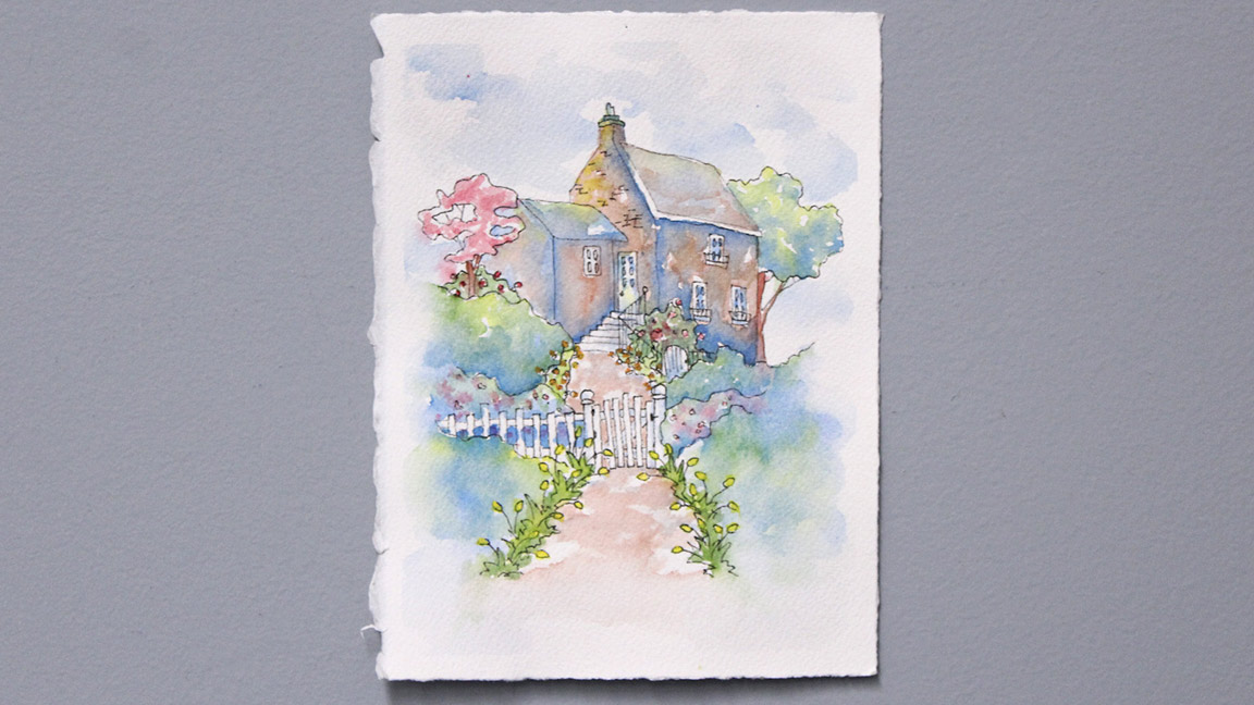 Watercolor Painting Class: Spring Garden