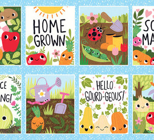 LET IT GROW fabric Panel by Mel Matthews for Studio E Fabrics