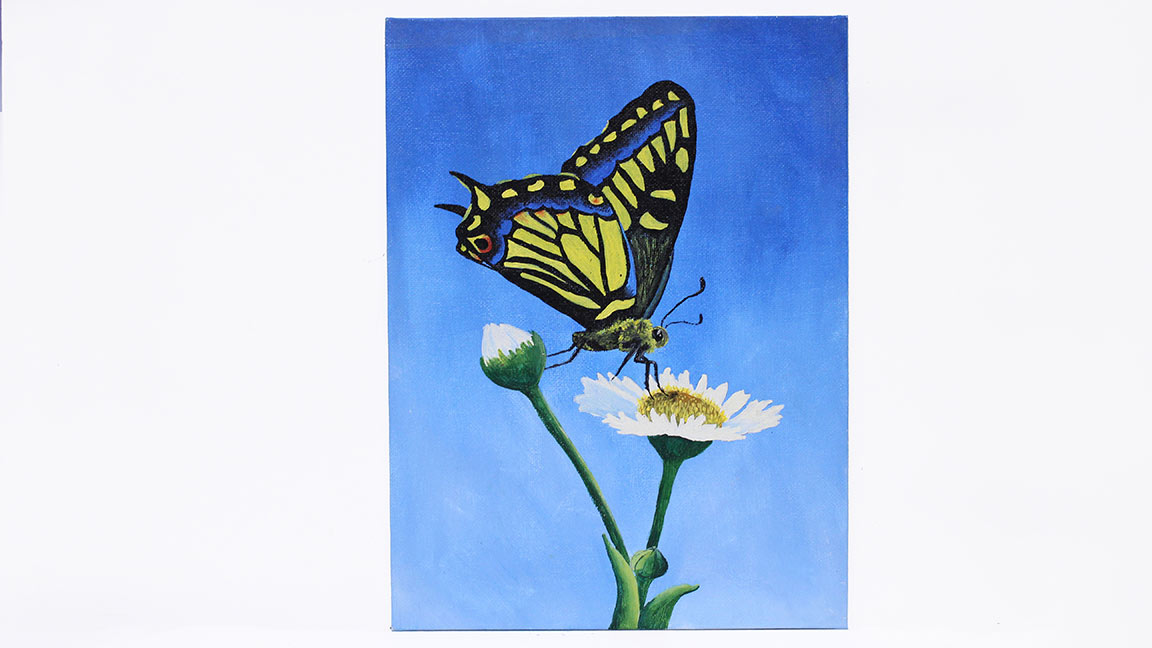Acrylic Painting Class "Butterfly", Ben Franklin Crafts and Frame Shop, Bonney Lake, WA