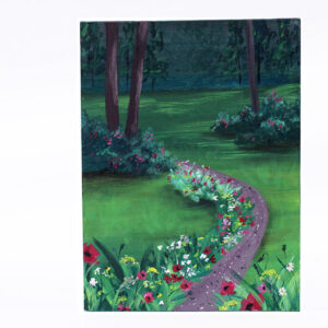 Acrylic Painting Class "Greens", Ben Franklin Crafts and Frame Shop, Bonney Lake, WA