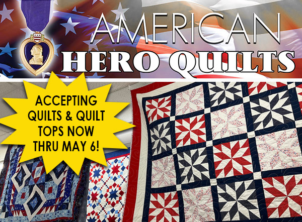 American Hero Quilts Donations