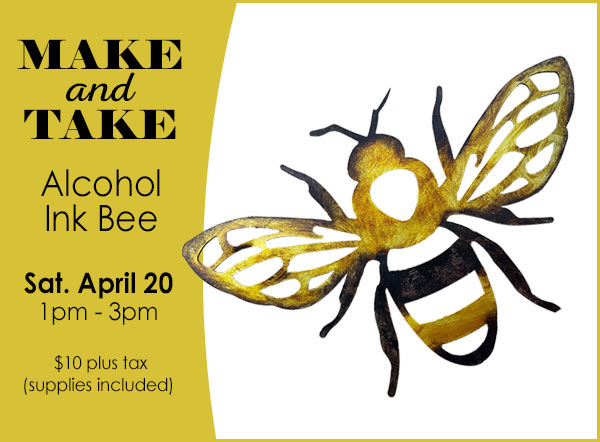 Make & Take: Alcohol Ink Bee