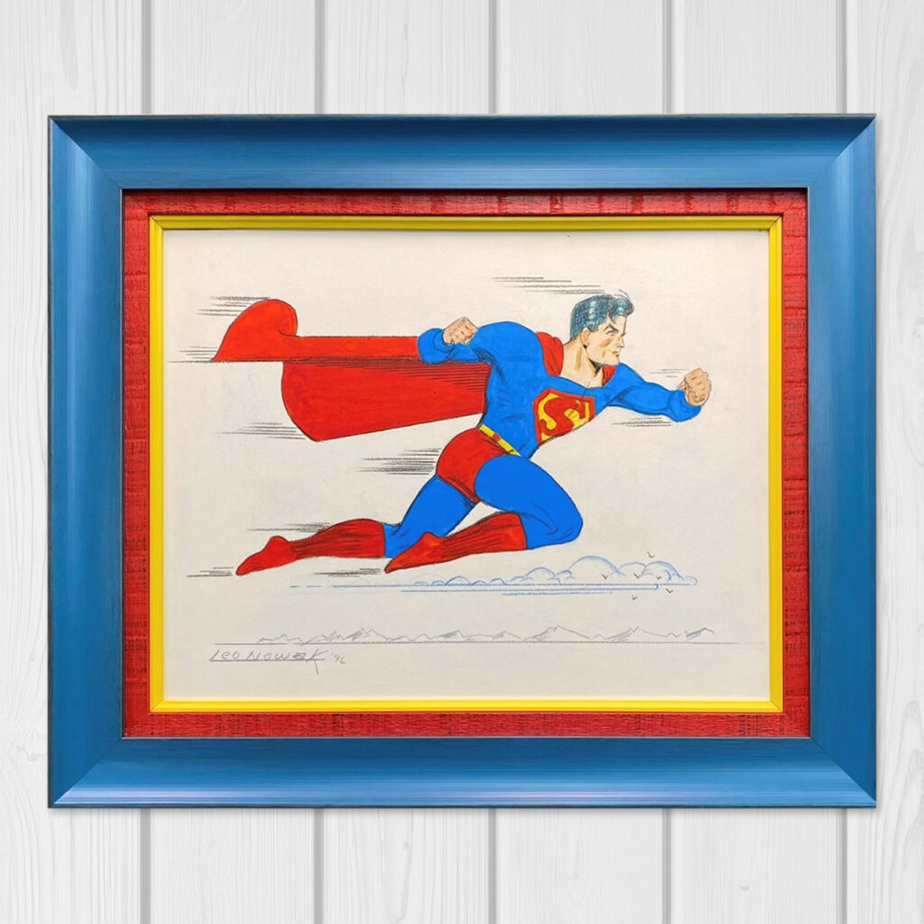 Custom Framed Superman Poster