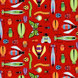 BUG BUG BUG fabric by Tim Read for Henry Glass Fabrics