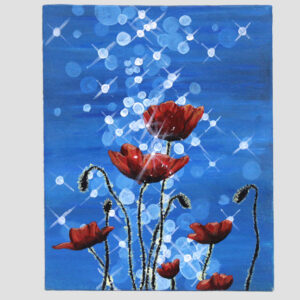 Acrylic Painting Class: Poppies