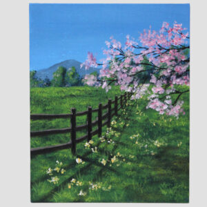 Acrylic Painting Class: Spring Farm