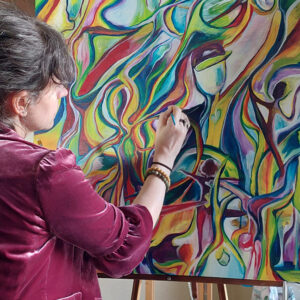 Blend & Flow, Intuitive Art Class