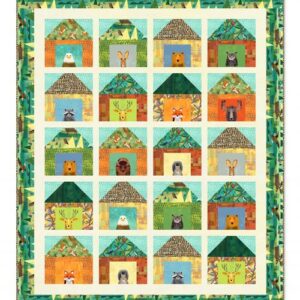 Curious Neighbors Quilt Kit with WILD NORTH fabric by Gareth Lucas for Windham Fabrics
