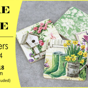 Make & Take: Set of 4 Coasters