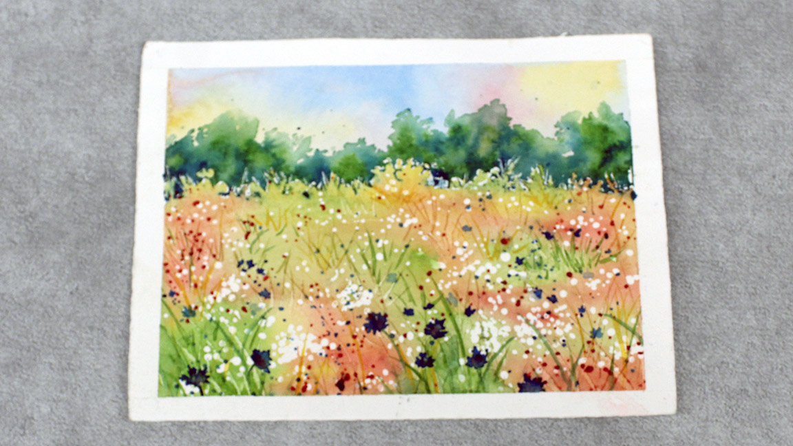 Watercolor Class: Wildflower Meadow