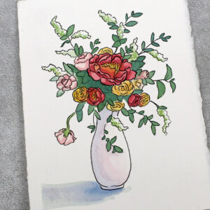 Watercolor Class: Flower Bouquet
