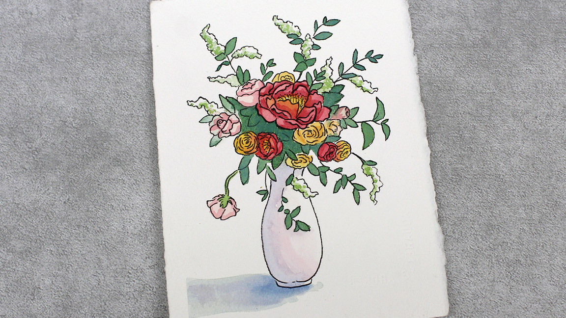 Watercolor Class: Flower Bouquet