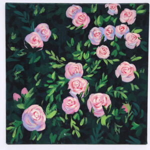 Acrylic Painting Class: Rose Garden