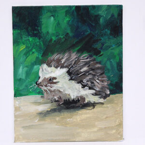 Acrylic Painting Class: Hedgehog
