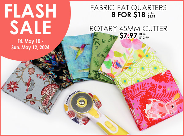 Flash Sale on Fabric Fat Quarters