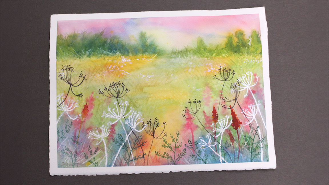 Watercolor Class: Wildflowers