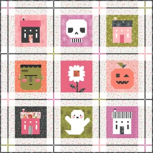 Monster Mash Quilt Kit using HEY BOO Fabric by Lella Boutique for Moda Fabrics