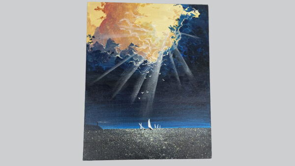 Acrylic Painting Class: Ocean Storm